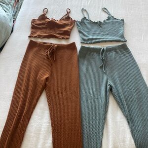 Two matching lounge sets